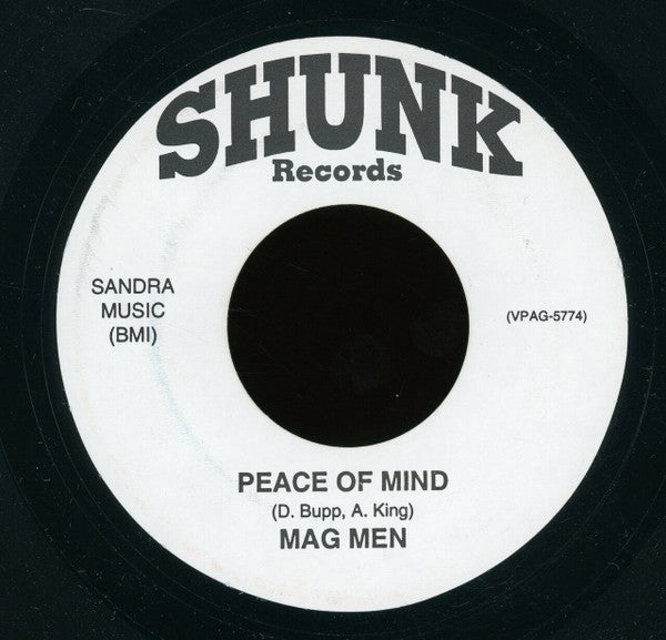 The Tempo Tones / The Magnificent Men : On Your Radio / Peace Of Mind (7", Unofficial)