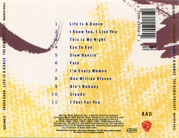 Chaka Khan : Life Is A Dance - The Remix Project (CD, Comp)
