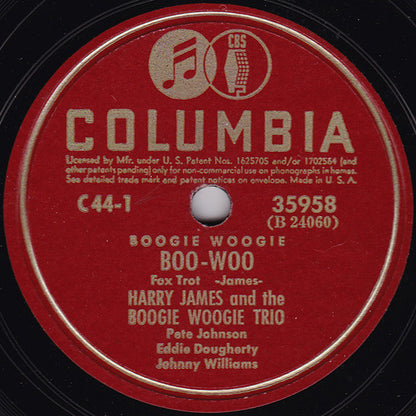 Various : Boogie Woogie (4xShellac, 10", Album, Comp)