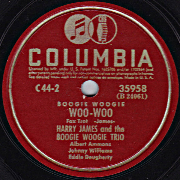 Various : Boogie Woogie (4xShellac, 10", Album, Comp)