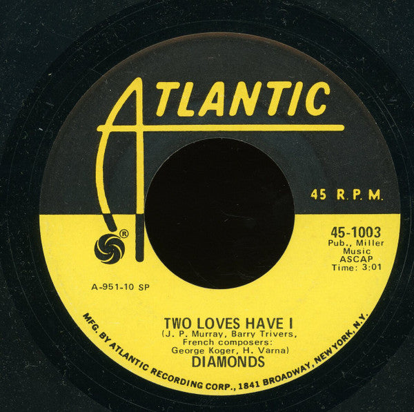 The Diamonds (6) : I'll Live Again (7", RE)