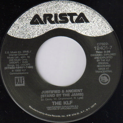The KLF : Justified & Ancient (7", Single)