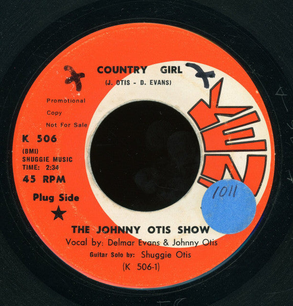The Johnny Otis Show : Country Girl (7", Single, Promo)