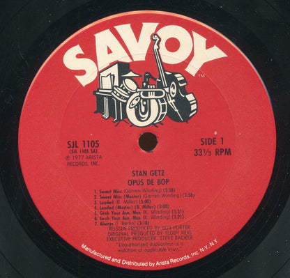 Stan Getz : Opus De Bop (LP, Comp)