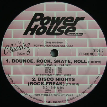 Various : Club Classics Volume 6 (2x12", Comp, Promo)