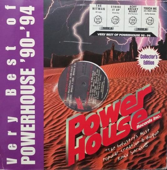 Various : Very Best Of Powerhouse '90-'94 (6x12", Comp, Promo)
