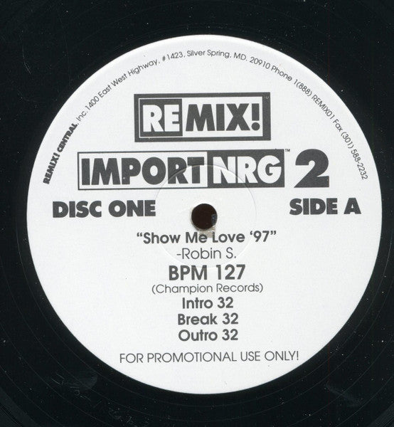 Various : Import/NRG Series Volume 2 (3x12", Promo)
