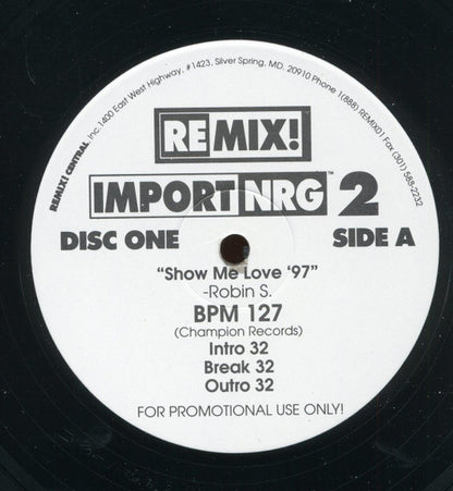 Various : Import/NRG Series Volume 2 (3x12", Promo)