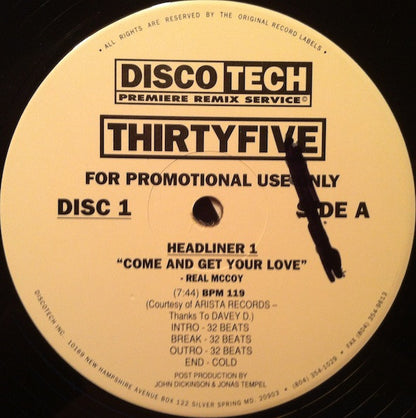 Various : DiscoTech ThirtyFive (3x12", Comp, Promo)