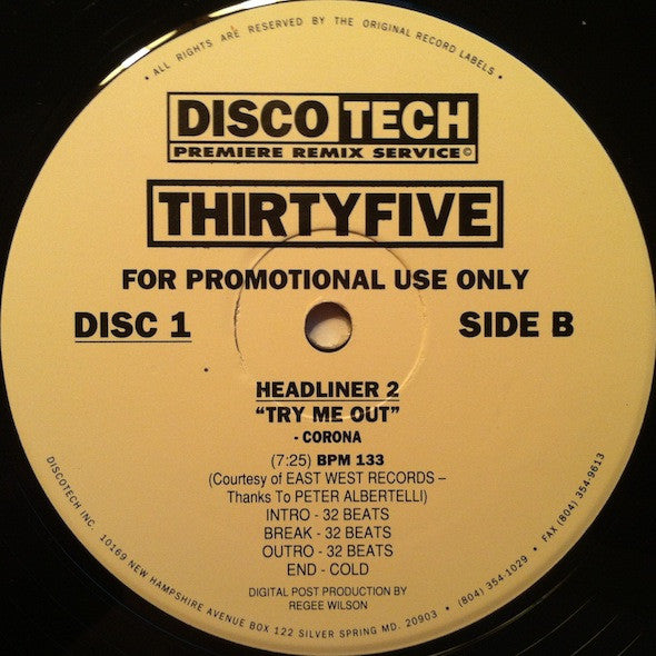 Various : DiscoTech ThirtyFive (3x12", Comp, Promo)