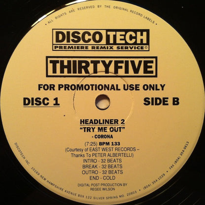Various : DiscoTech ThirtyFive (3x12", Comp, Promo)