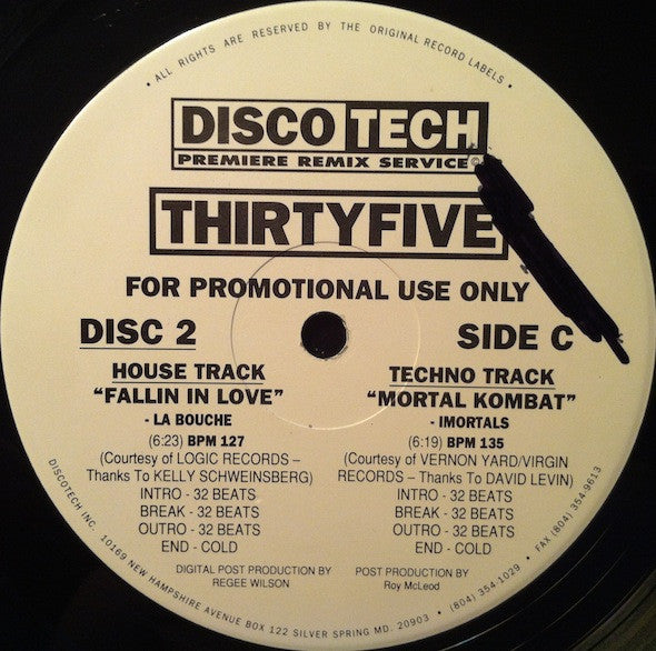 Various : DiscoTech ThirtyFive (3x12", Comp, Promo)