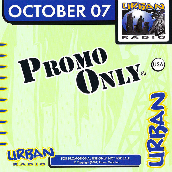 Various : Promo Only Urban Radio: October 2007 (CD, Comp, Promo)