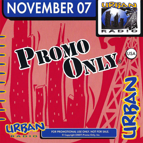 Various : Promo Only Urban Radio: November 2007 (CD, Comp, Promo)