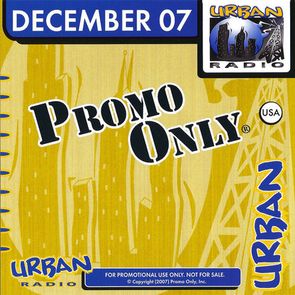 Various : Promo Only Urban Radio: December 2007 (CD, Comp, Promo)