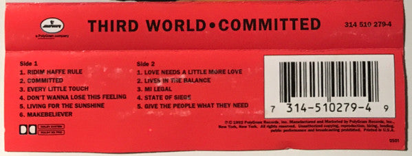 Third World : Committed (Cass, Album, CrO)