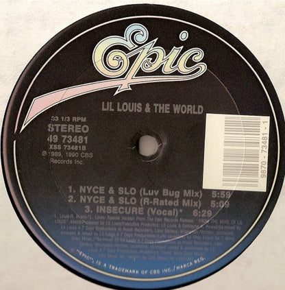 Lil' Louis & The World : Nyce & Slo (12")
