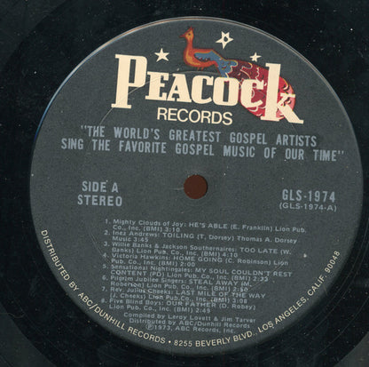 Various : The World's Greatest Gospel Artists Sing The Favorite Gospel Music Of Our Time (LP, Comp)