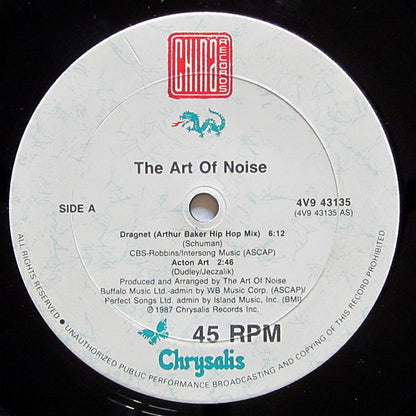 The Art Of Noise : Dragnet (12")