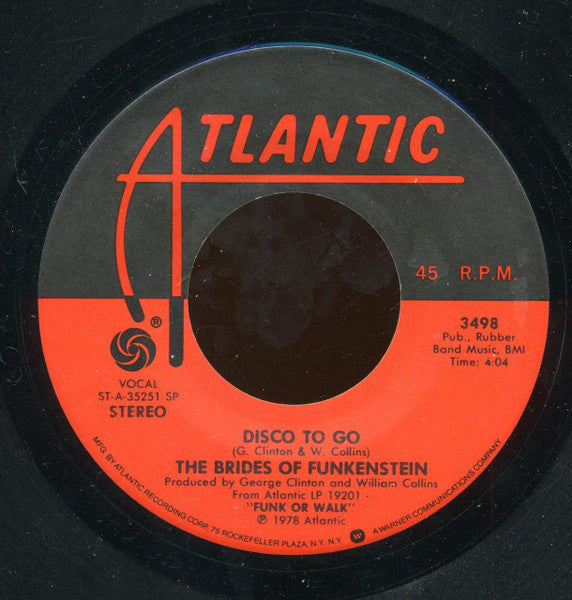Brides Of Funkenstein : Disco To Go (7", Single, SP )