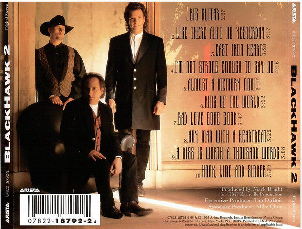 BlackHawk : Strong Enough (CD, Album, HMG)