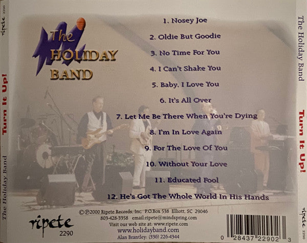 The Holiday Band : Turn It Up! (CD, Album)