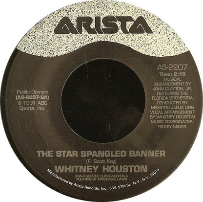 Whitney Houston : The Star Spangled Banner (7")