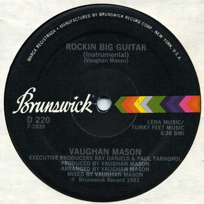 Vaughan Mason : Jammin Big Guitar (12")