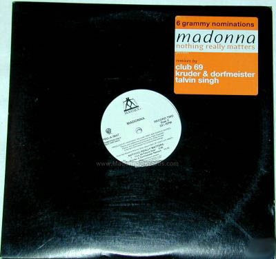 Madonna : Nothing Really Matters (2x12", Promo, Spe)