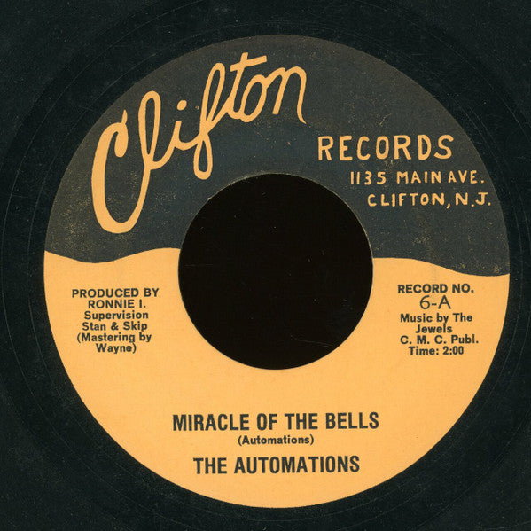 The Automations (2) : Miracle Of The Bells (7")