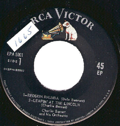 Charlie Barnet : Charlie Barnet (7", EP, Comp)