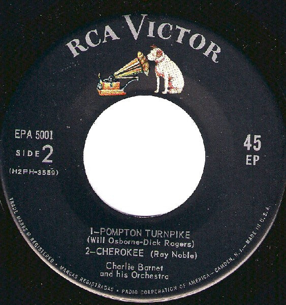 Charlie Barnet : Charlie Barnet (7", EP, Comp)