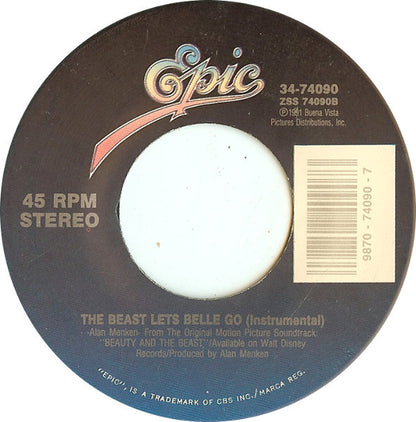 Céline Dion & Peabo Bryson : Beauty And The Beast (7")