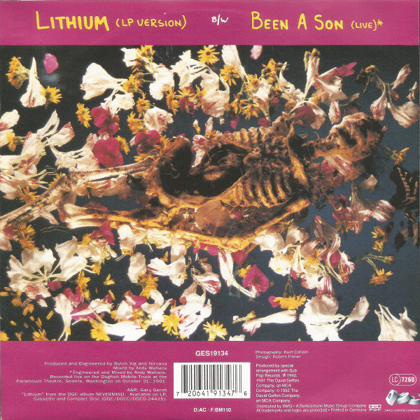 Nirvana : Lithium (7", Single)