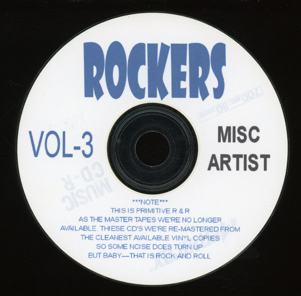 Various : Rockers Volume Three (CDr, Comp)