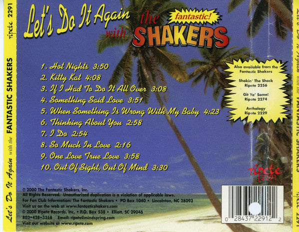 The Fantastic Shakers : Let's Do It Again With the Fantastic Shakers (CD, Album)