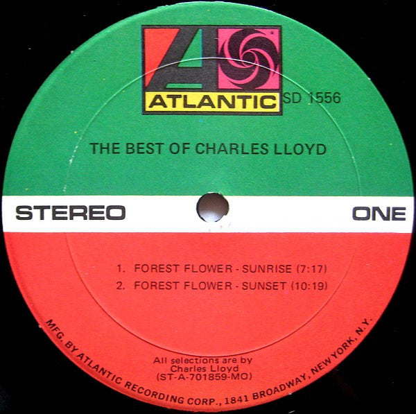 Charles Lloyd : The Best Of Charles Lloyd (LP, Comp, Mon)