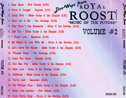 Various : Doo-Wops From Royal Roost Records Volume #2 (CDr, Comp)
