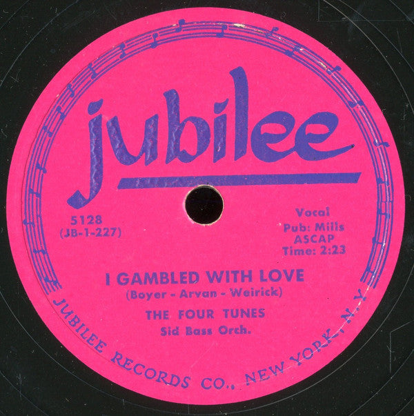 The Four Tunes : I Gambled With Love / Marie (10")