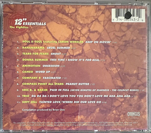 Various : 12" Essentials: The Eighties (CD, Comp)