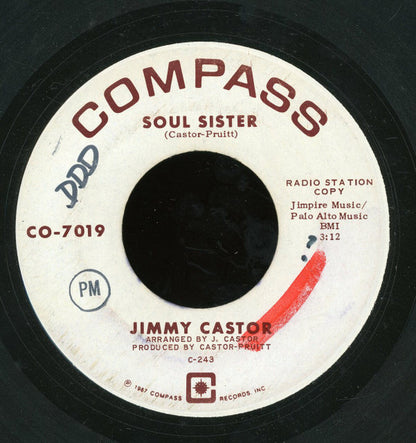 Jimmy Castor : Soul Sister (7", Single, Promo)