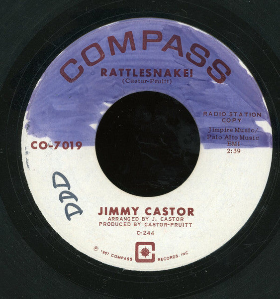 Jimmy Castor : Soul Sister (7", Single, Promo)