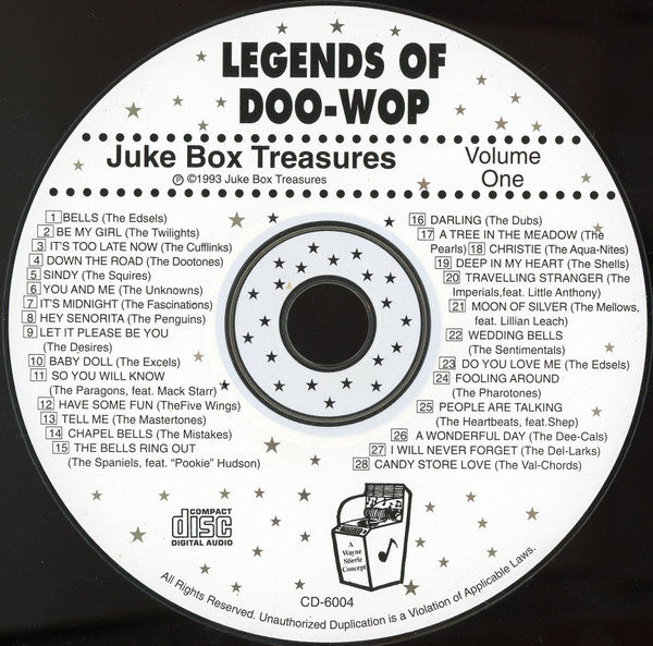 Various : Legends Of Doo-Wop - Volume One (CD, Comp)