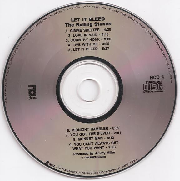 The Rolling Stones : Let It Bleed (CD, Album, RE, RM, Dis)
