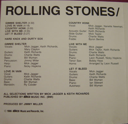 The Rolling Stones : Let It Bleed (CD, Album, RE, RM, Dis)
