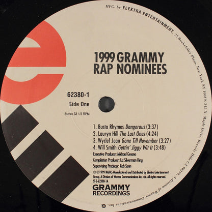 Various : Grammy Rap Nominees 1999 (2xLP, Comp)
