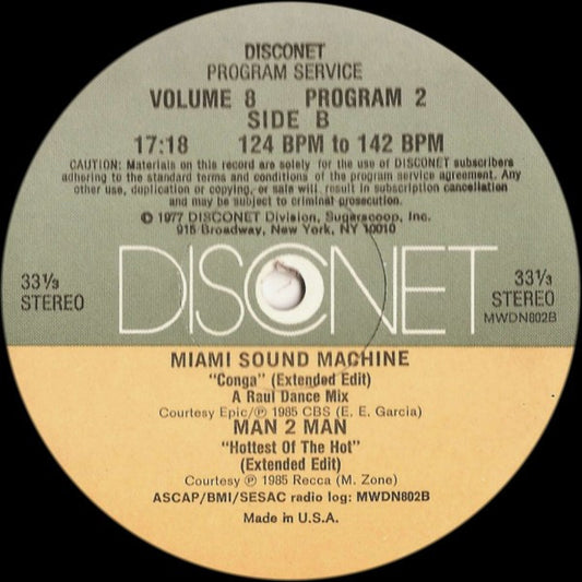 Various : Volume 8 Program 2 (2x12", P/Mixed)