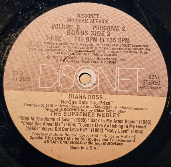 Various : Volume 8 Program 2 (2x12", P/Mixed)