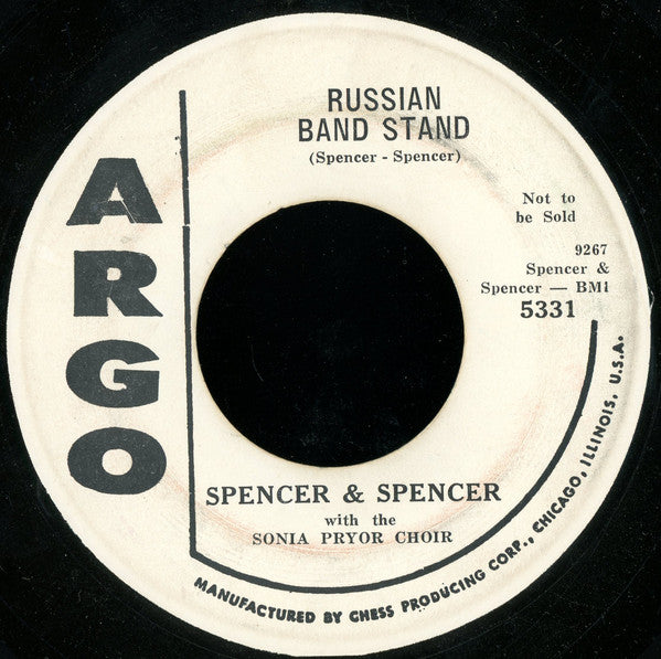 Spencer & Spencer : Russian Band Stand  (7", Single, Promo)