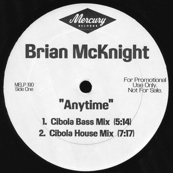 Brian McKnight : Anytime (12", Promo)